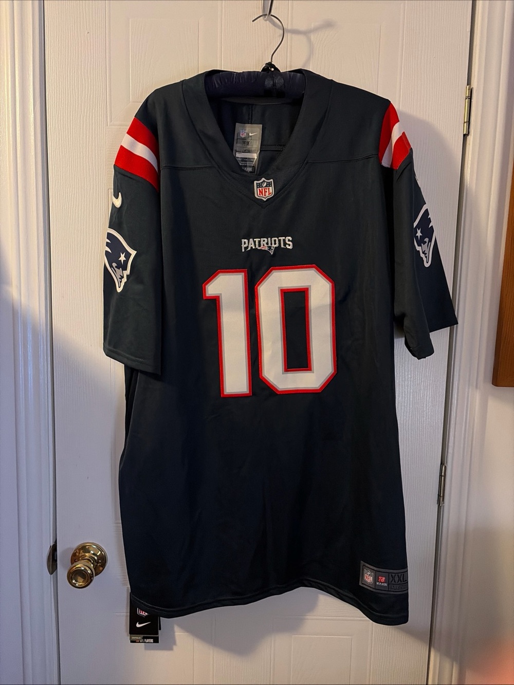 Nike New England Patriots Mac Jones #10 Jersey XXL NFL On Field Navy Football